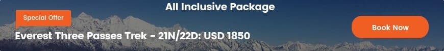 Special Offer- Everest Three Passes Trek