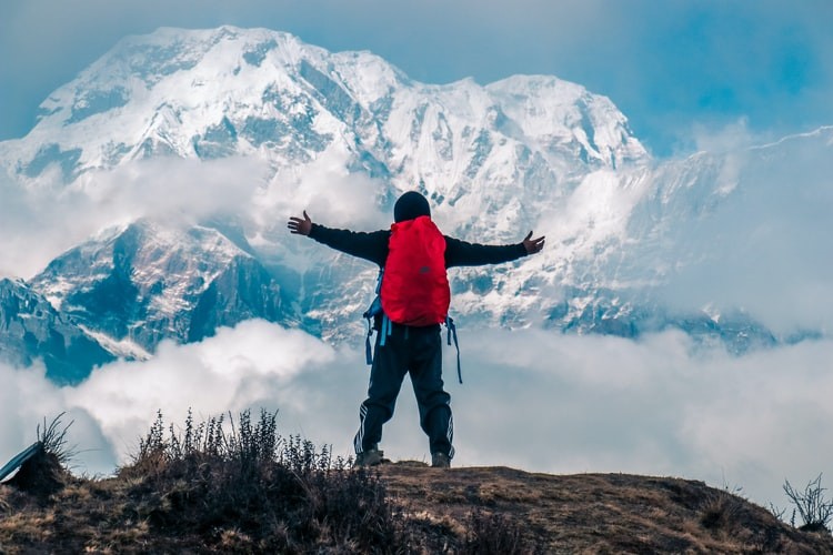 On the way to Machhapuchhre Base Camp